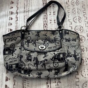 Coach horse and carriage shoulder bag - Y2K!
